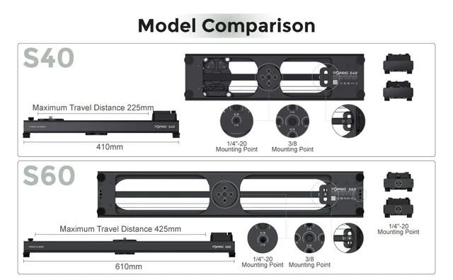 Slider Video Motorizzato Accsoon TOPRIG-S6 - Per Fotocamere Reflex | Time-Lapse E Follow Focus