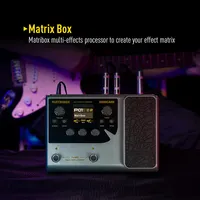 SONICAKE Matribox 140 Built-in Guitar/Bass/Acoustic Multi Effects Processor with Expression pedal Looper Modeling AMP QME-50 - Image 2