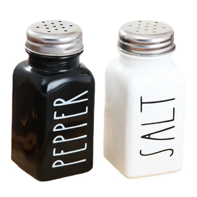 Vintage Black And White Salt Pepper Shaker: A Perfect Addition to Your Kitchen