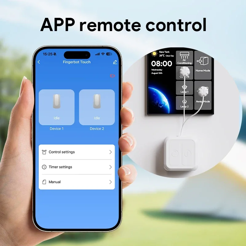 Tuya Fingerbot Touch Wireless Screens Touch Switch Robot Remoter With Alexa Google Home Voice APP Voice Control Assitant