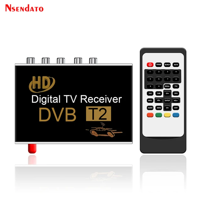 Car Dvb-t2 Tuner Dvb-t2 Box Car Digital Tv Receiver H.264 Mpeg4 Digital Set  Top Box Two Tuner/antenna For Car Gps Android Player - Tv Receiver For Car  - AliExpress