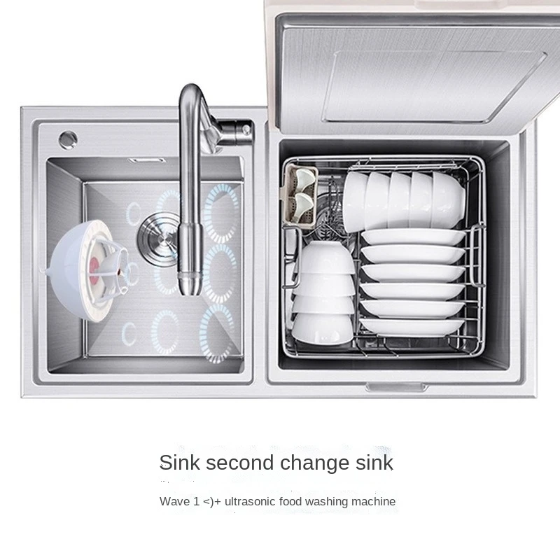 Mini Dishwasher Ultrasonic Oxo Dish Washer USB Chargeable Vegetable