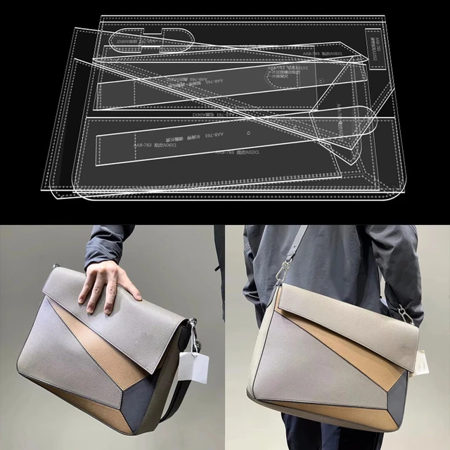 Acrylic Messenger Bag, Leather Cutting Die