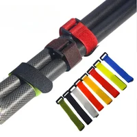 10pcs Fishing Rod Tie Holder Strap Suspender Fastener Hook Loop Ties Belt Fishing Rod Strapping Wrap Band Outdoor Fishing Tools 2