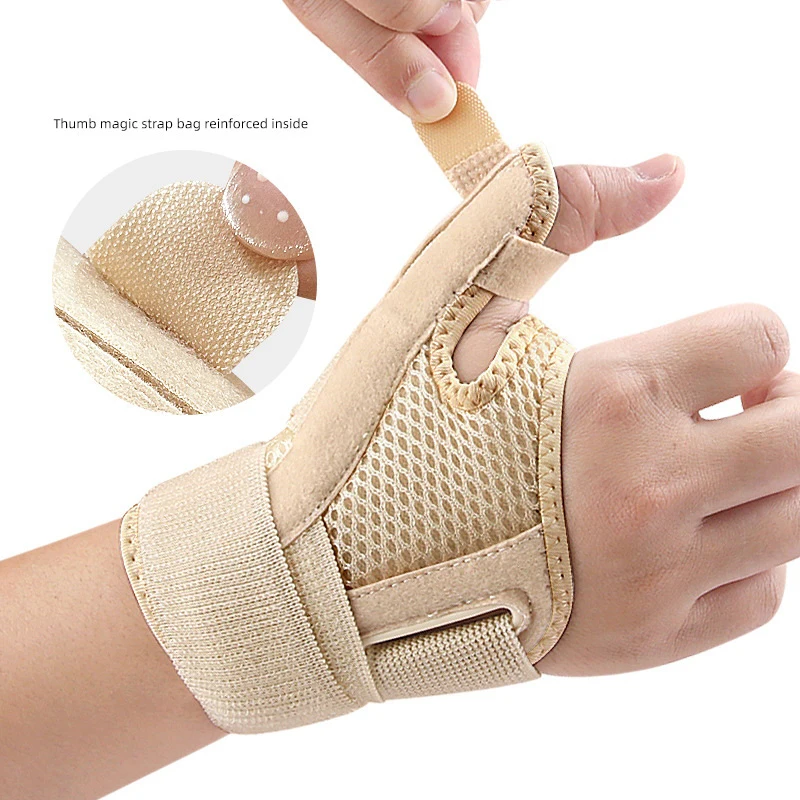 1Pc Flexible Splint Wrist Thumb Support Brace Adjustable Wrist Thumb Stabilizer Immobilizer Trigger Thumbs Support Braces