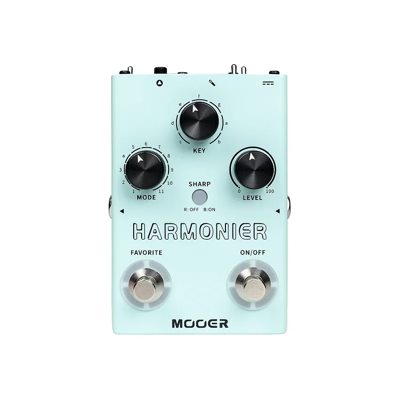 

MOOER MVP2 HARMONIER features 12 keys, 11 harmonic modes, three vocal timbre modes and individually adjustable reverb effects