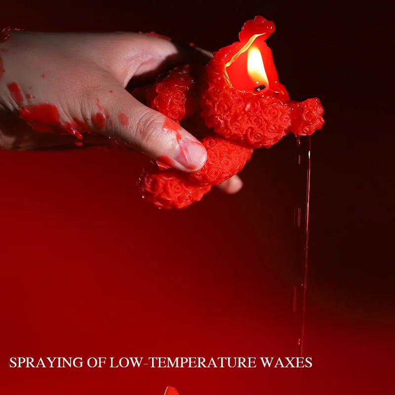 &ldquo;Sm Erotic Product Cat Claw Rose Low-Temperature Candle. Foreplay Prop for Couples. Alternative Passion Training. Wax Dripping.