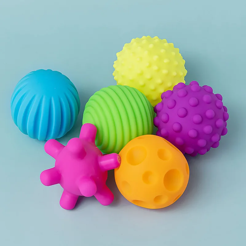 Juguetes de bola de sonajero para bebé, juguetes para bebés de 3 a 6 meses,  bolas de sonajero sensorial con textura, bolas para atrapar la mano
