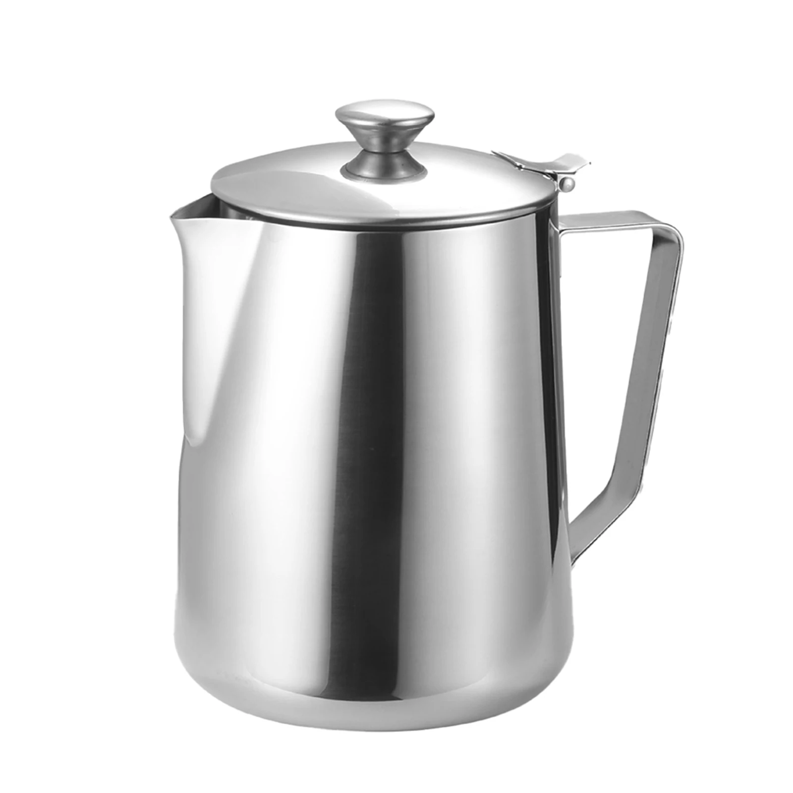 Create Fantastic Milk Coffee Foam Kettle Milk Frothing Coffee Proper Special Lid Design Thick And Comfortable Body