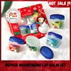 Christmas Lip Balm Moisturizing Lipstick Base Moisturizer Makeup Natural Plant Anti-Cracking Lip Skin Care Lip Balm Set Gift Box 1
