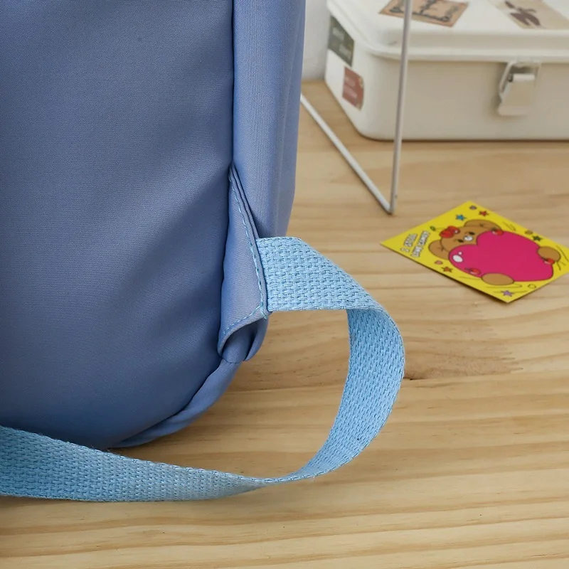 Große Kapazität Rucksack Für Männer Koreanischen Stil Doppel Schulter Tasche Für Frauen Hohe Schule College Stil Süße Doppel Schulter Taschen – Detail 6