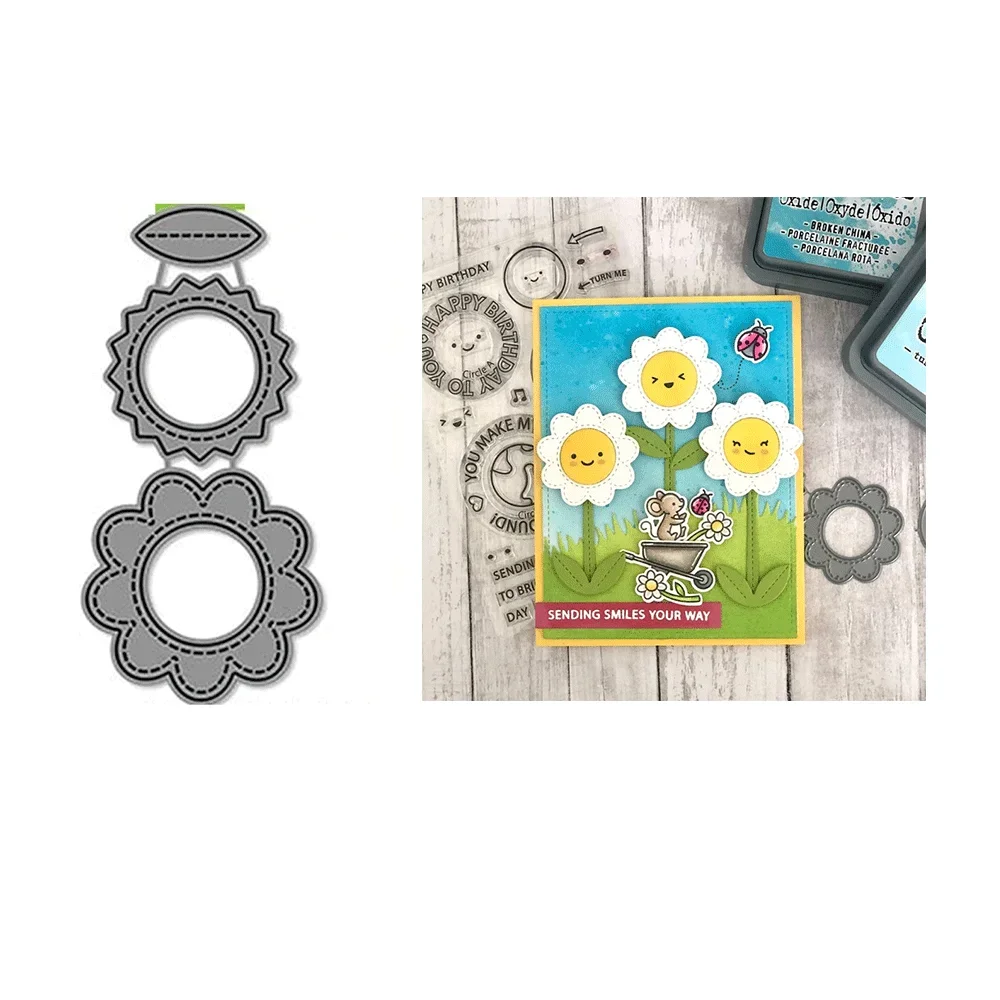 Meadow Backdrop Gift Set Metal Cutting Dies