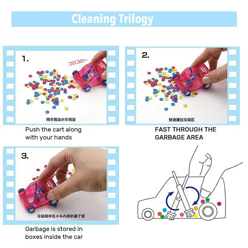 Mini Car Table Dust Cleaning Tool Desktop Eraser Dust Ceaner Keyboard Desktop Sweeper Mini Car Toys For Home Office Accessories laptop keyboard cleaner