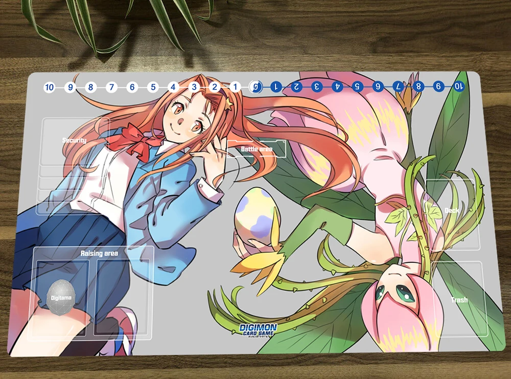 Details about   Digimon Playmat Mimi Tachikawa Trading Card Game DTCG Mat & Card Zones FreeTube 