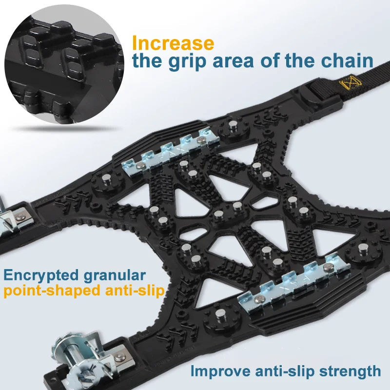 Tire chains Anti Skid Universal Car Tire Chains for Snow Mud Ice