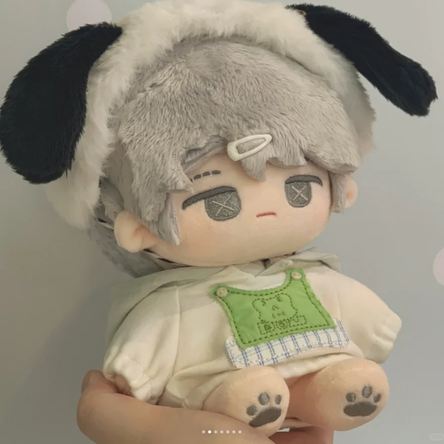 

Game Identity Ⅴ Aesop Carl Embalmer Plush Stuffed DollBody Anime Dress UP Cotton Plushie 20cm Pillow Mascot Cosplay Xmas Gift