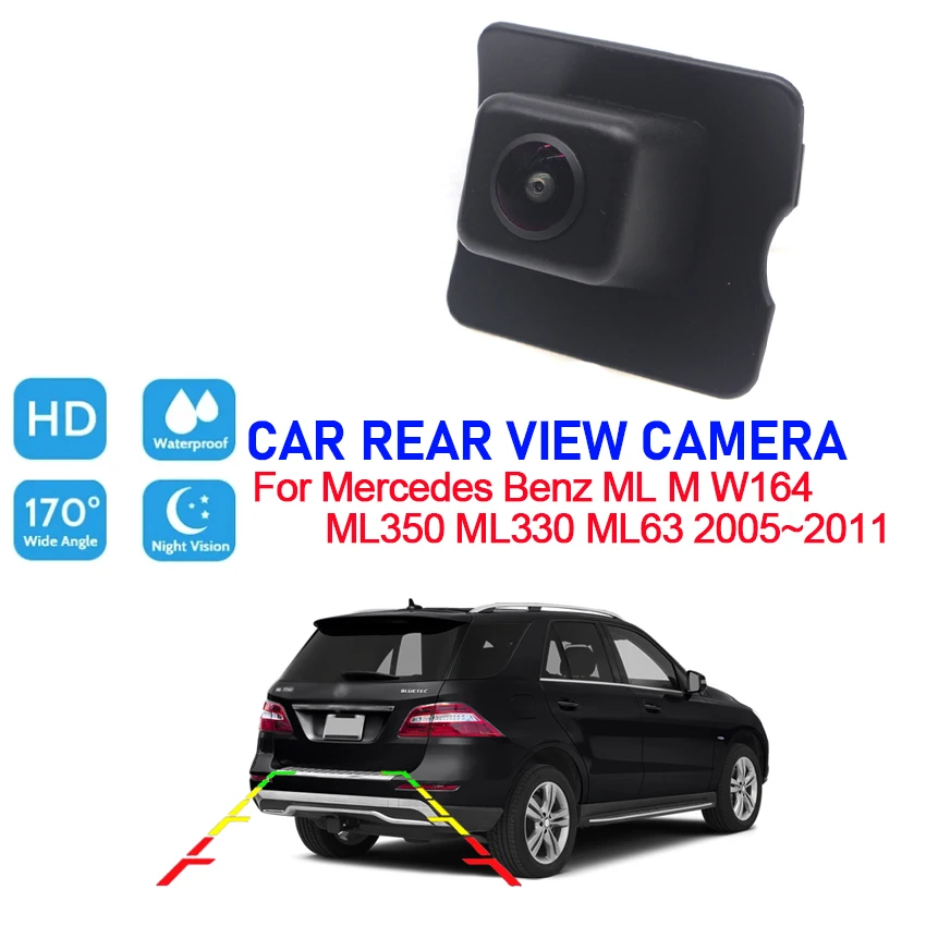 

CCD HD рыбий глаз камера заднего вида для Mercedes Benz ML M W164 ML350 ML330 ML63 2005 ~ 2011 Автомобильный резервный монитор заднего вида для парковки