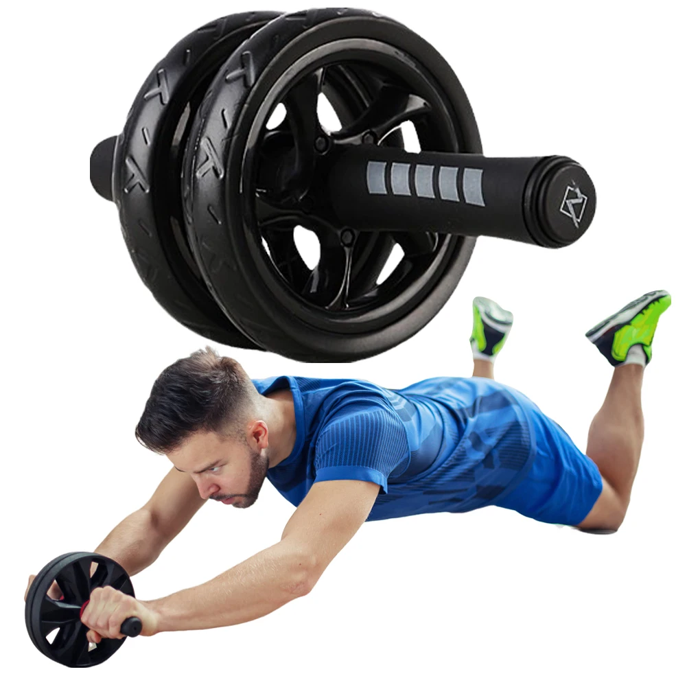Roda De Rolo De Treinamento Abdominal, Sem Ruído, Equipamento De Treino De Abs Resistente Ao Desgaste, Força Do Ginásio