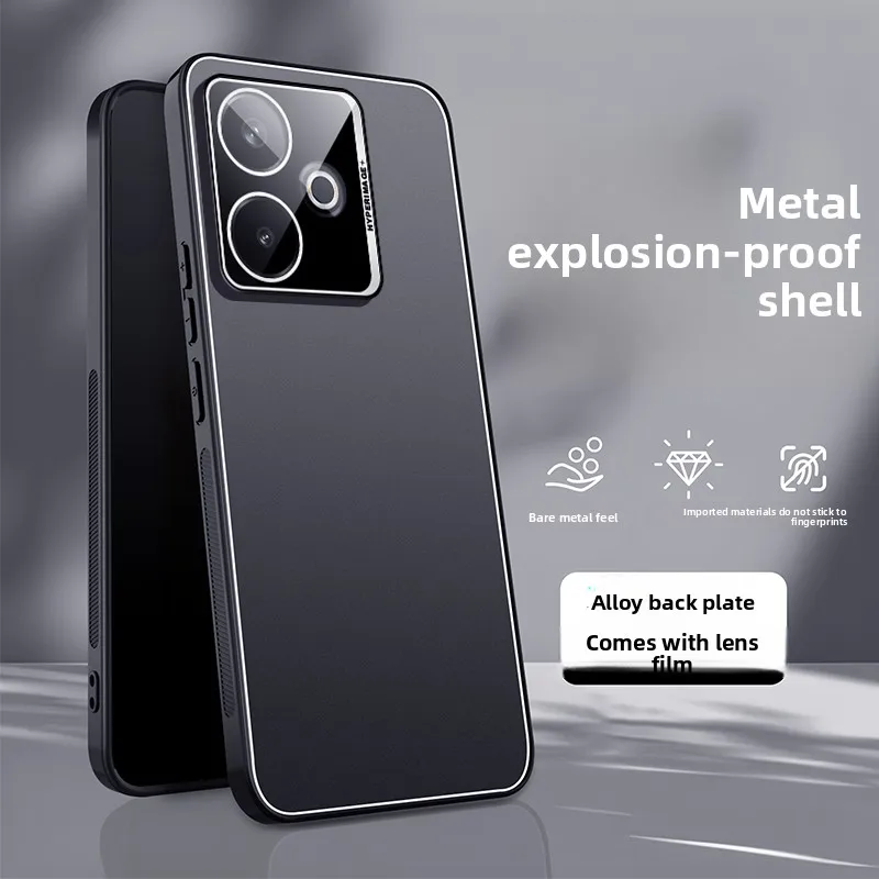 Enhanced Metal Frosted Ultra-Thin Anti-Drop Phone Case Cover