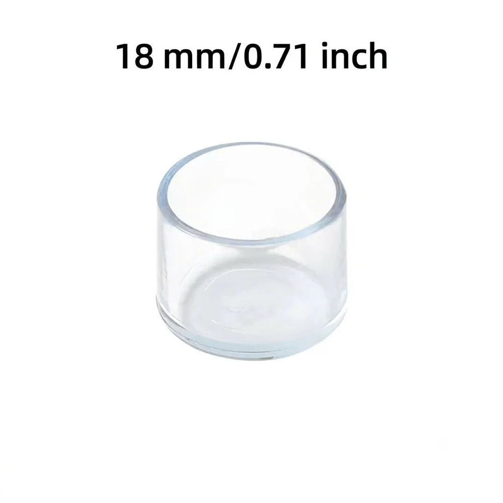 Anti-Noise Transparent Silicone Floor Protectors
