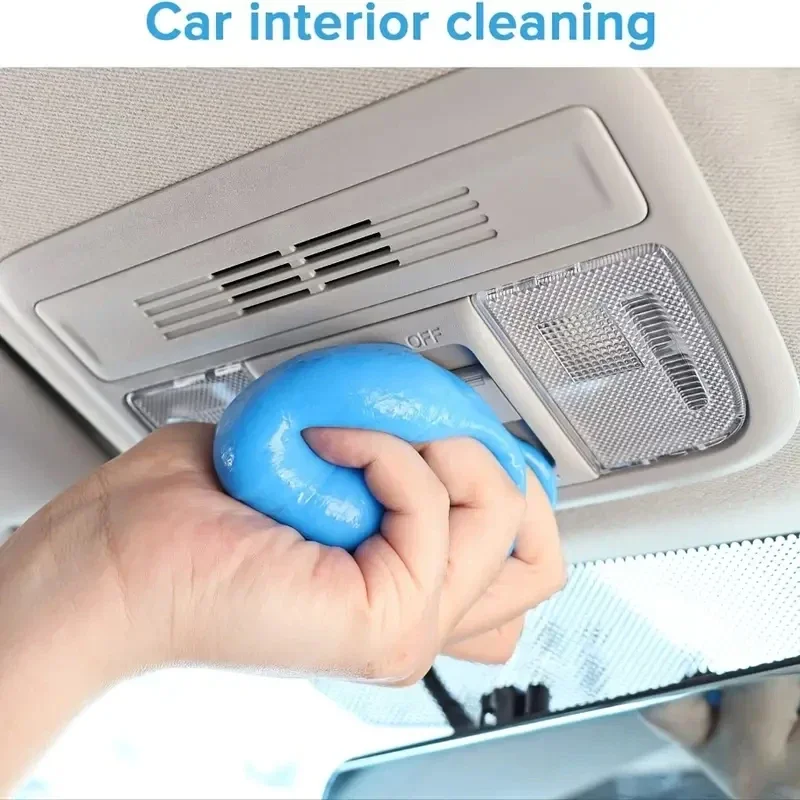 1/2pcs Car Cleaning Gel Detail Tool Cleaning Gel Cars Interior Putty Cleaner Keyboard Notebook Clean Reusable Gels Magic Clean - 5
