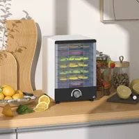 Déshydrateur alimentaire Homcom 350W avec 7 plateaux à température réglable 1