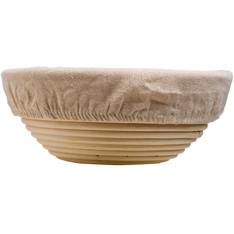 Round Proofing Basket, Easy To Bake Bread, Bread Fermentation, Bread Basket With Washable Cloth
