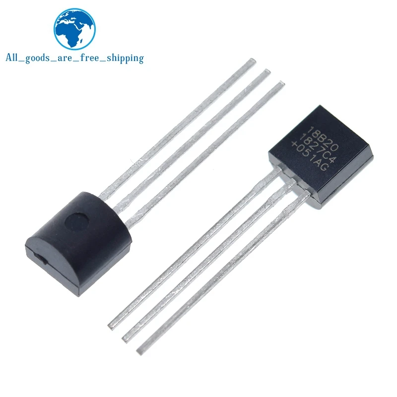 DS18B20 K modulo sensore di temperatura Impermeabile 100CM 2 cavi sensore digale Adattatore terminale sonda in acciaio inossidabile per Arduino  502