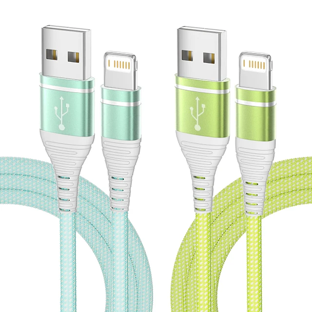 Premium MFI Certified Nylon Braided Lightning Fast Charging Cable
