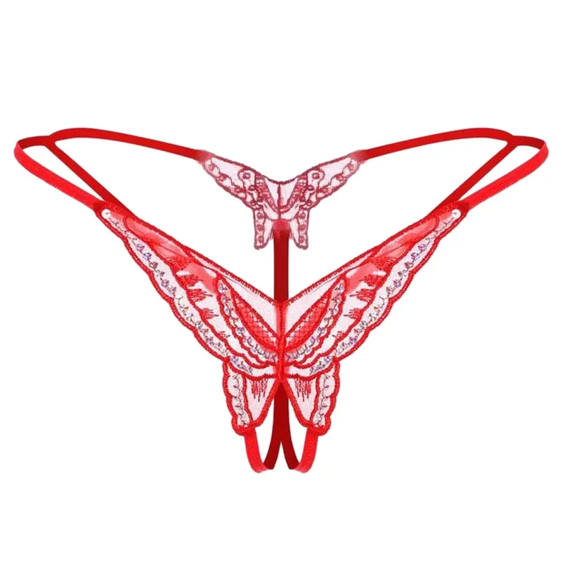 Lace Panties Female Underwear Women Panties Womens Underwear Sexy Open Crotch Briefs Thong Transparent T Pants