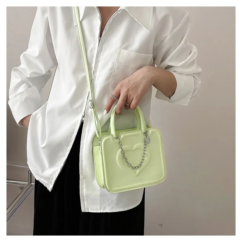 Minority Design Shoulder Bag Women New Popular Small Square Bag Joker Lady Crossbody Korean Casual Biscuit Shoulder Bag