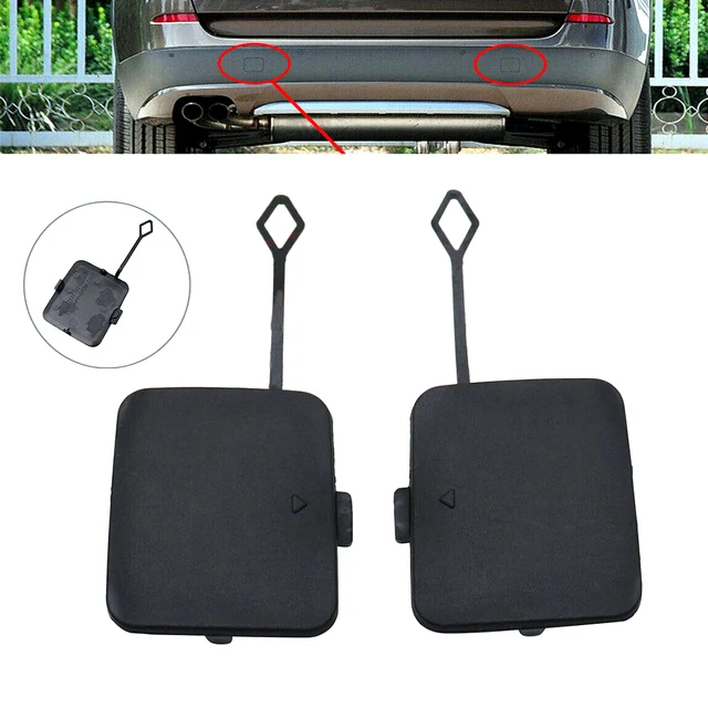 1 ペアリアバンパー牽引フックカバー BMW X3 F25 2011 2012 2013