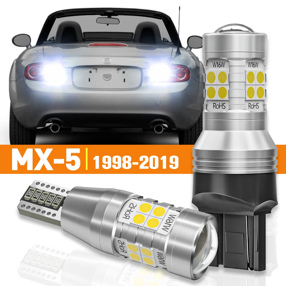 

2pcs LED Reverse Light For Mazda MX-5 MX 5 MX5 NB NC ND 1998-2019 2005 2006 2007 2013 2014 2015 Accessories Canbus Lamp