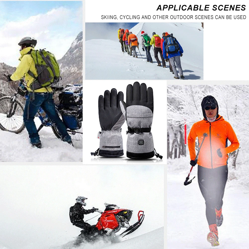 USB Rechargeable Heated Gloves 5