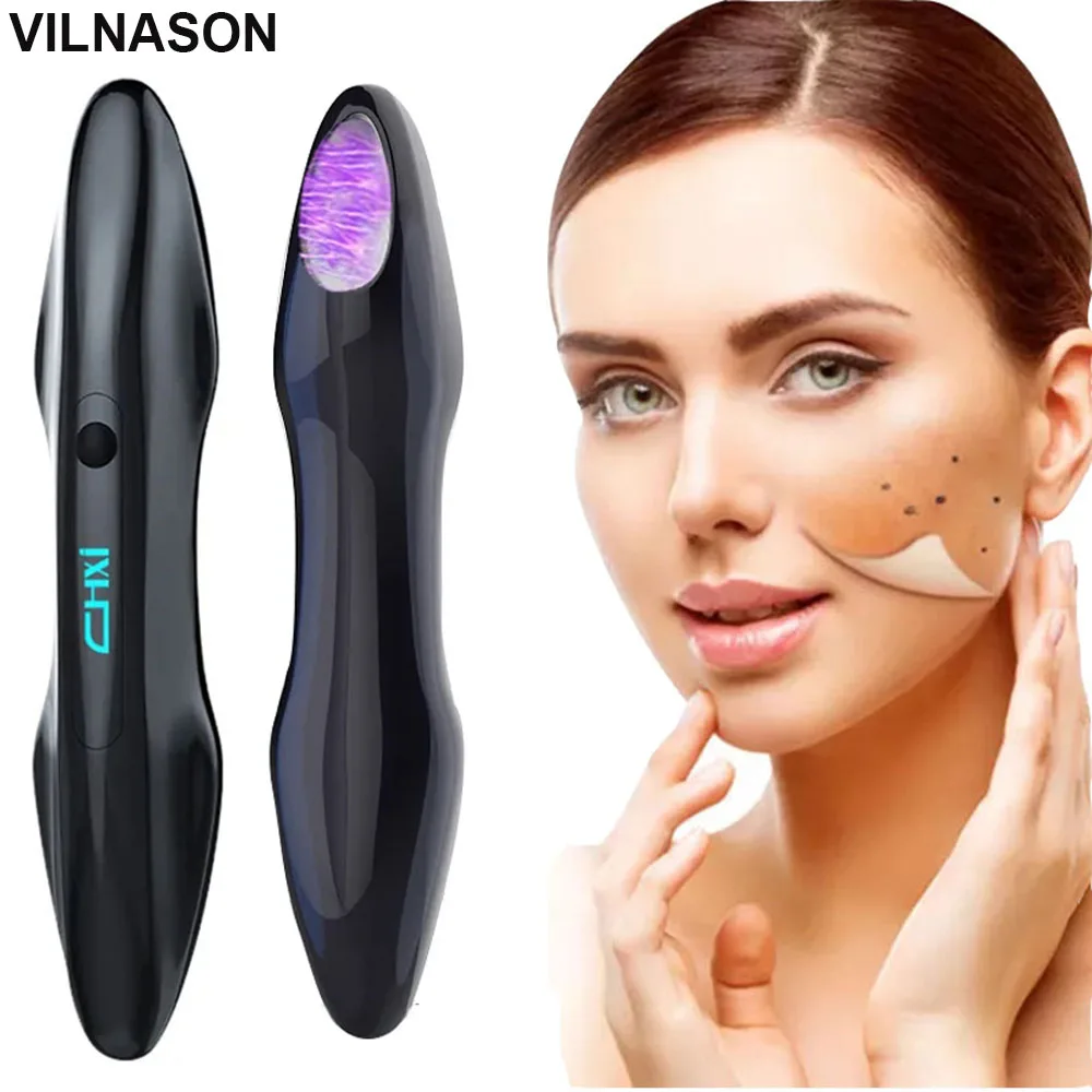 Ozone Cold Plasma Beauty Pen Acne Removal Sensitive Eliminating Acne Shrink Pores Skin Anti Wrinkle Blue Light Deep Cleaner