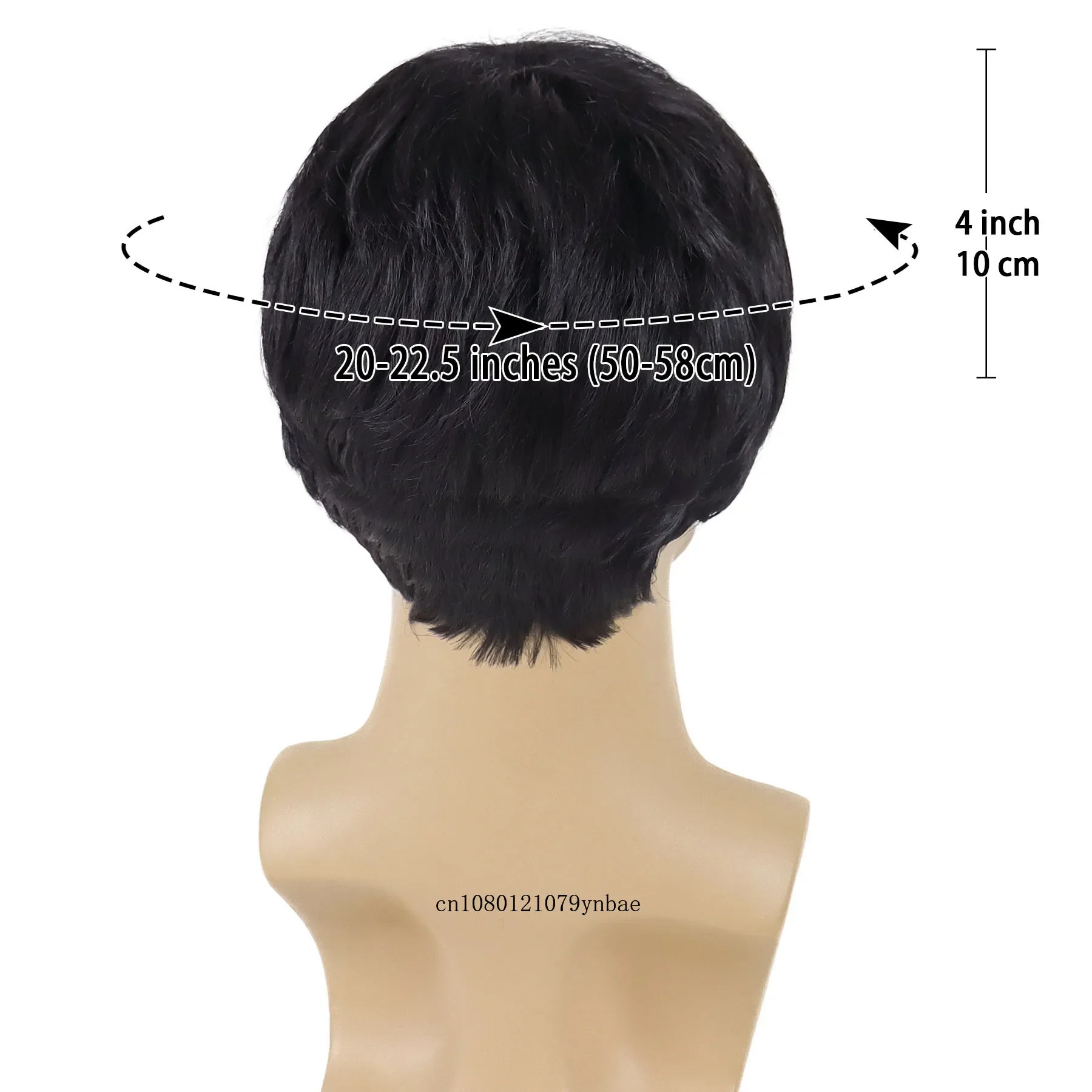 Synthetic Hair Wigs for Men Short Haircuts with Bangs Cool Hairstyles Cosplay Wig Businessman Daddy Dark Brown Wig