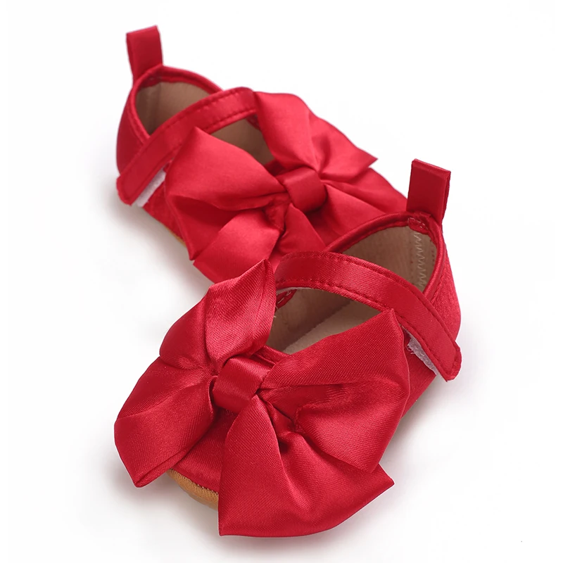 New Western-style Bow Princess Shoes For Infants And Young Children Aged 0-18 Months Soft And Non Slip Walking Shoes 6