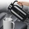 Electric Car Kettle Cigarette Lighter Warmer for Self Driving Tour Tea Coffee 2