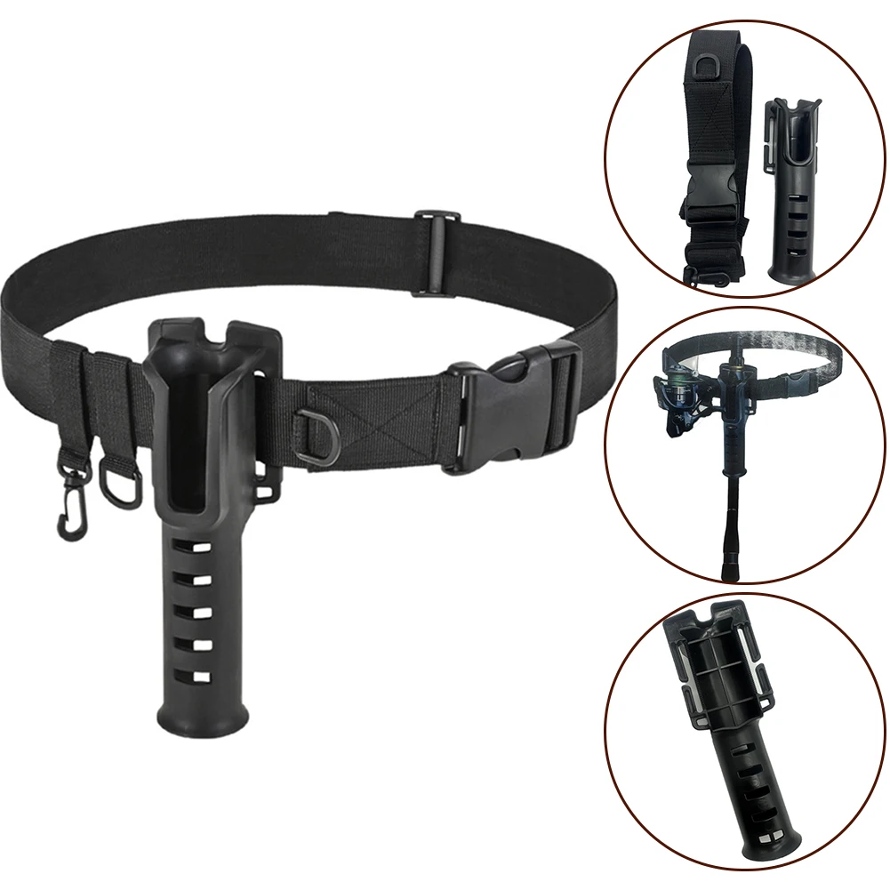 

1PC Adjustable Waist Fishing Rod Holder Fishing Rod Pole Inserter Portable Belt Rod Holder Fishing Gear Tackles Accessories