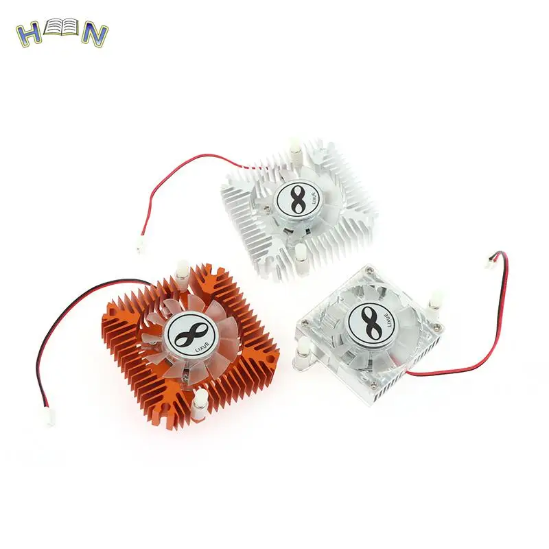 컴퓨터 노트북 CPU VGA 비디오 카드 쿨러, 방열판 볼 그래픽 카드 팬 액세서리, 1PC, 55mm, 12V