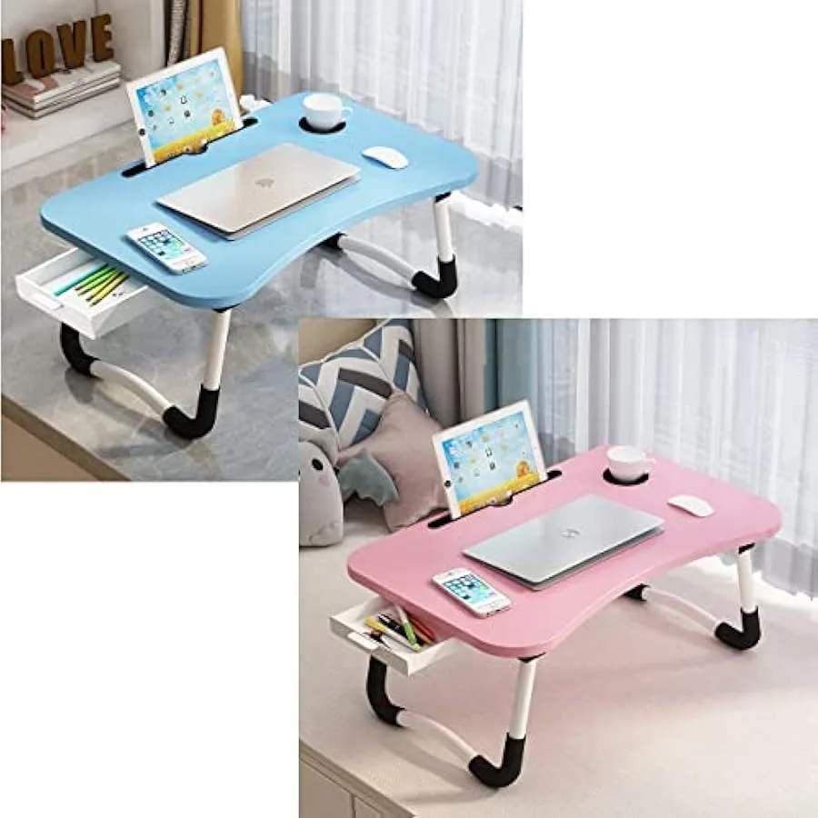 VebaCidi Colorful Bed Desks with Storage Drawers