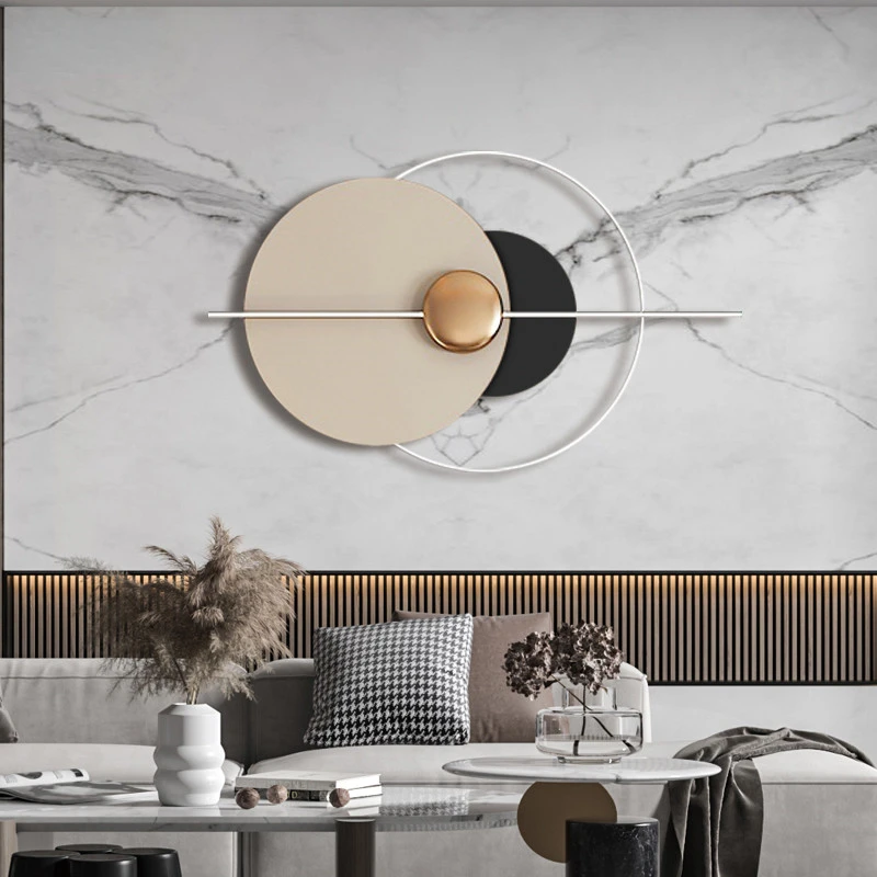 

Background Wall Wall Hanging Light Luxury Living Room Wall Decoration Modern Minimalist Bedroom Dining Room Iron Decorative