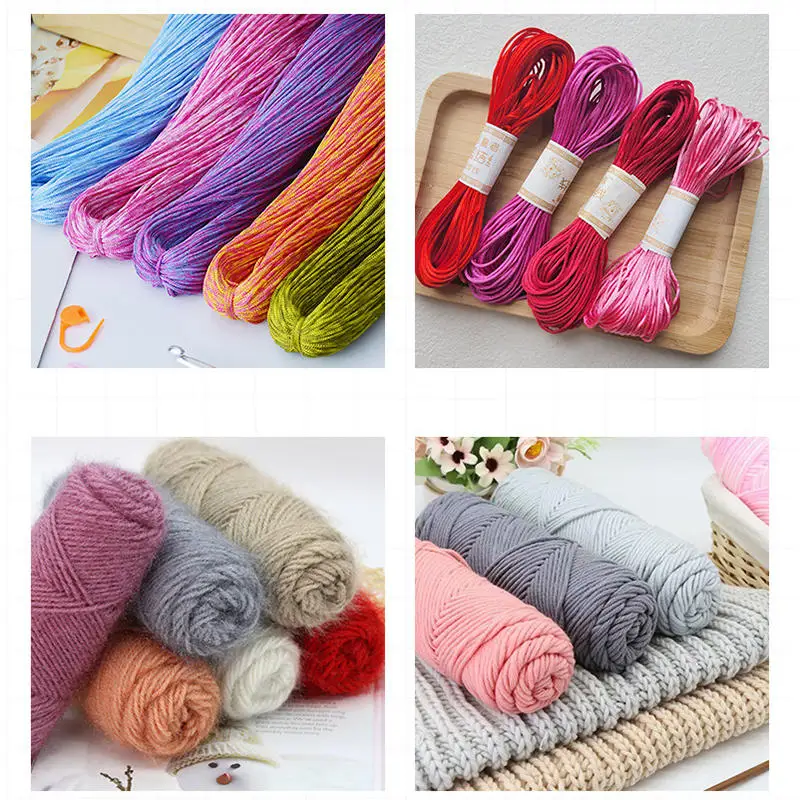 1Pc Red Crochet Hook Silicone Handle Aluminum Hand Knitting Needles Crocheting Weave Crafts Hooks 2/2.5/3/3.5/4/4.5/5/5.5/6mm