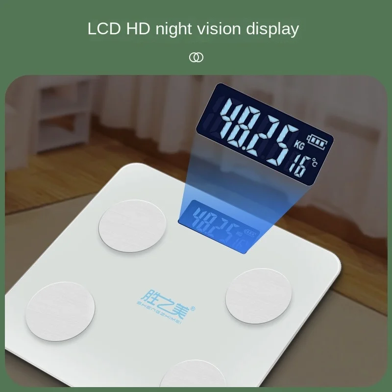 Smart Bluetooth Body Fat Scale Home Electronic Scale Body Fat Measurement Okok APP Health