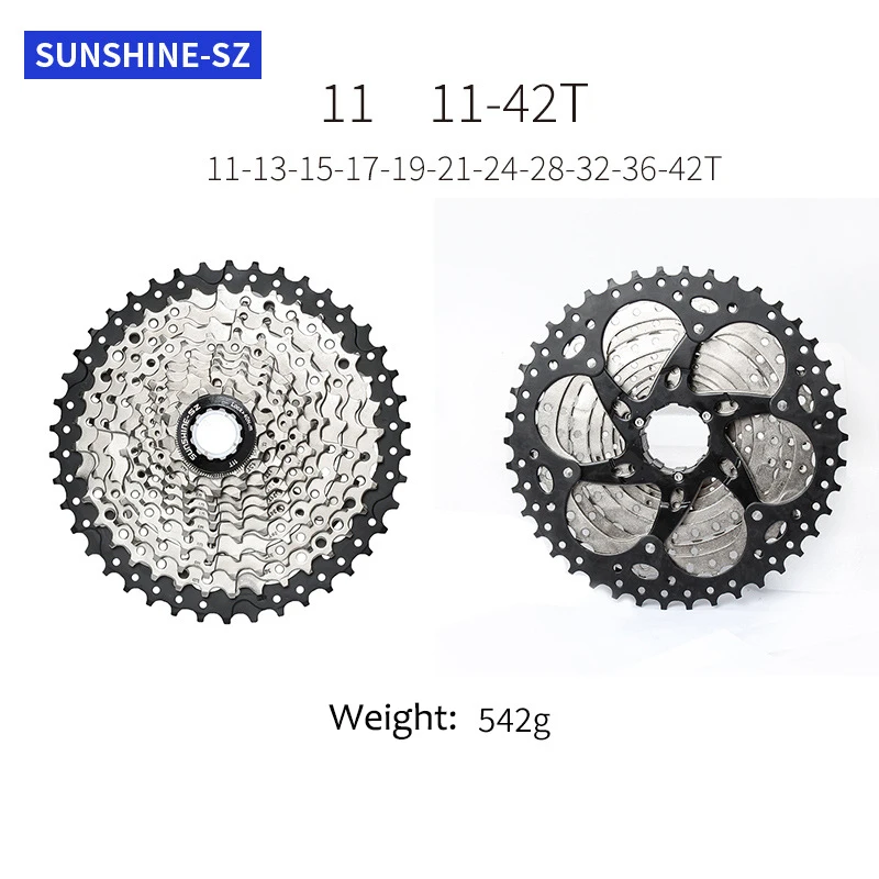 SUNSHINE 11 speed Cassette 11V MTB K7 Freewheel HG 36/40/42/46/50/52T