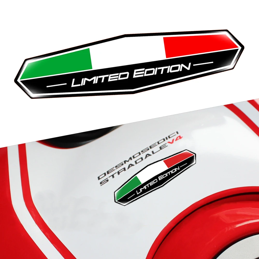 3D наклейка на мотоцикл Ограниченная серия, флаг Италии, наклейка на чехол, аксессуары для автомобиля и велосипеда для VESPA Aprilia Ducati Benelli