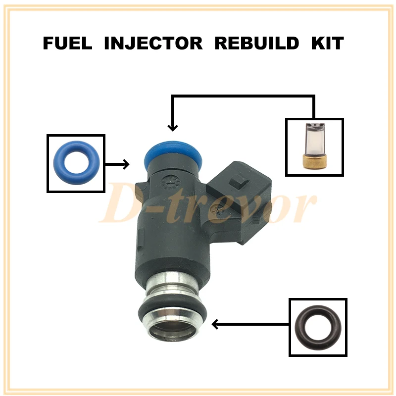 Fuel Injector Seal O-Ring Kit Seals Filters for CHEVROLET Engine 25368820A