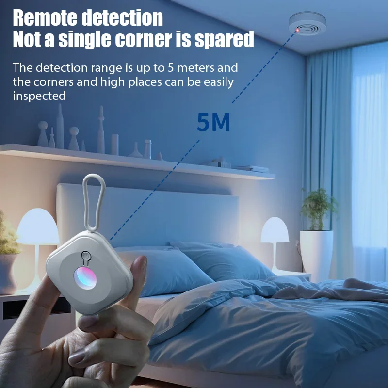Portable Wireless Anti Spy Detector Infrared Camera Finder Security Protection Anti-Peeping Hidden Devices Camera Bug Detector