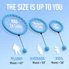 Hula Circle sport Exercise Hoop Weight Loss and Slimming Exercise Fat Burning Fitness Equipment Adjustable with Detachable Knots 5