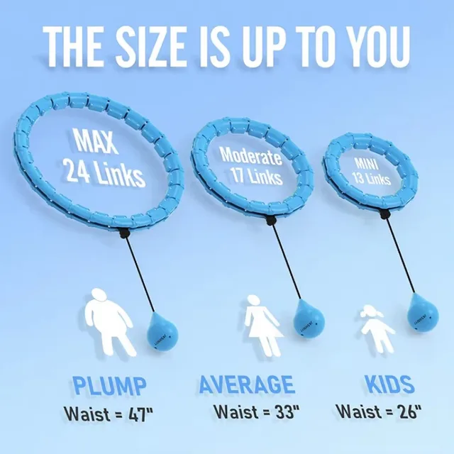 Hula Circle sport Exercise Hoop Weight Loss and Slimming Exercise Fat Burning Fitness Equipment Adjustable with Detachable Knots 5